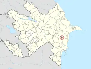 Poziția localității Șirvan