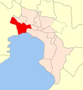 Poziția localității Menemeni