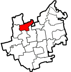 Poziția localității Saskahanske