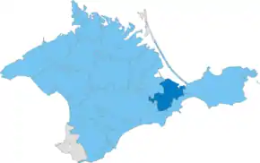 Poziția localității Kirovske