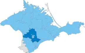 Poziția localității Simferopol
