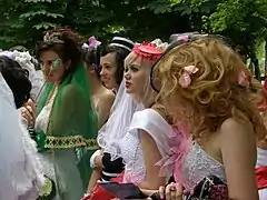 Parada mireselor la Donețk, Ukraine