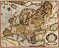 Harta Gerardus Mercator din 1595