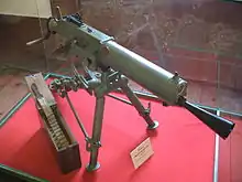 Mitralieră din muzeul din Salzburg.