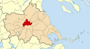 Poziția localității Farkadona