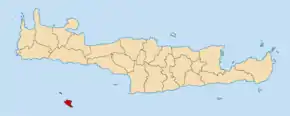 Poziția localității Gavdos