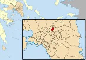 Poziția localității Irakleio