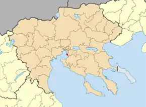 Poziția localității Kalamaria