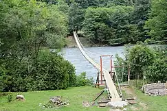 Pod peste Bzîb în Abhazia