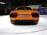 Rear view Audi R8 V10 plus
