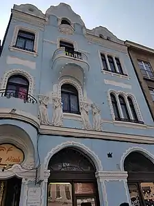 Casă/bloc mic (dată necunoscută), arhitect necunoscut, secesionist