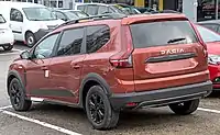 Partea din spate a Dacia Jogger 2023 (facelift)