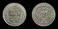 25 pfennigi de nichel (1912).
