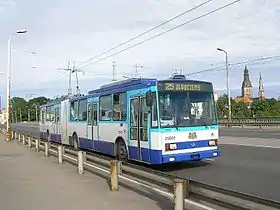 Troleibuz Škoda 15Tr în Riga