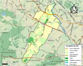 Poziția localității Mortrée