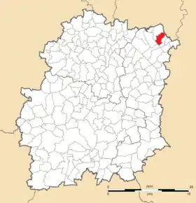 Poziția localității Brunoy