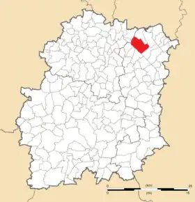 Poziția localității Draveil