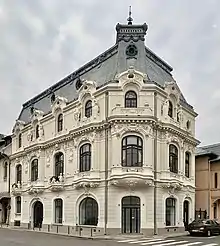 Casa Mița Biciclista (București), combinație de neobaroc cu Art Nouveau, 1908, Nicolae C. Mihăescu