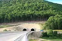 Tunnel Eichelberg portalul de sud,(2005 încă în construcție)