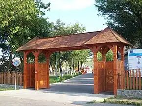 Intrarea la Băile Sărate de la Cojocna