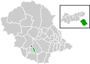 Poziția localității Abfaltersbach (Tirol)