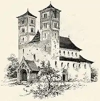 Acâș  (Biserica  Reformată-Calvină ) (desen din sec. XIX)