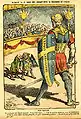 Franța catolică atacată de iudeo-masonerie, cu o influență a iudeilor asupra masonilor. Caricatură de Achille Lemot - 1902.