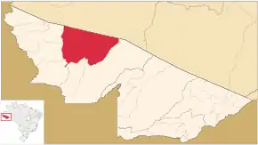 Poziția localității Tarauacá