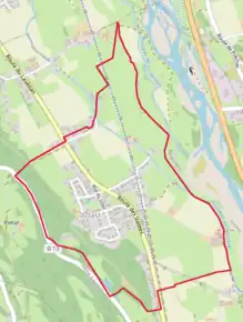 Poziția localității Adast