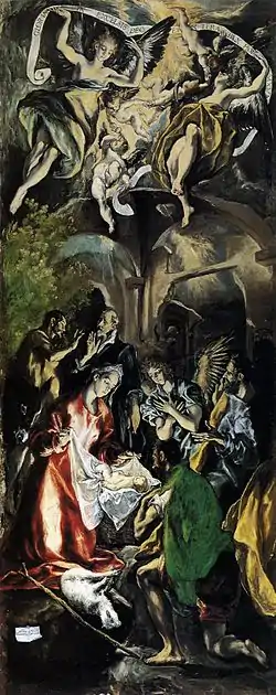 „Adorația păstorilor”, El Greco, 1600