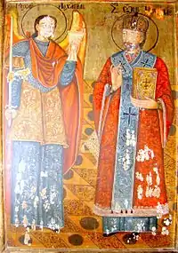 Arhanghelul Mihail și Sfântul Nicolae (Biserica de lemn din Văleni (Călăţele), Cluj)