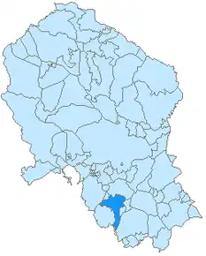 Poziția localității Aguilar de la Frontera