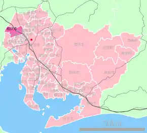 Poziția localității Inazawa