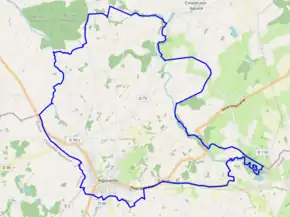 Poziția localității Aigurande