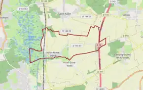 Poziția localității Airon-Notre-Dame