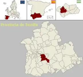 Poziția localității Alcalá de Guadaira