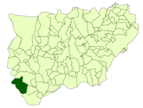 Poziția localității Alcaudete