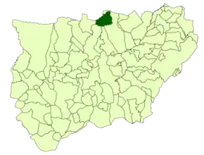 Poziția localității Aldeaquemada