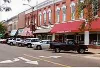 Locust Street, downtown