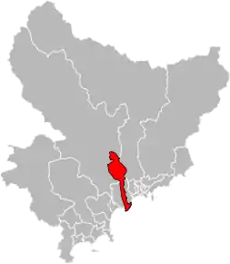 Poziția localității Cantonul Nice-3