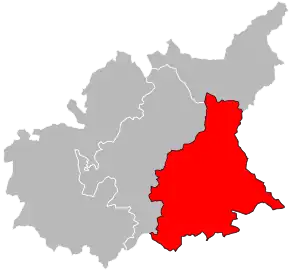 Arondismentul Castellane în cadrul departamentului Alpes-de-Haute-Provence