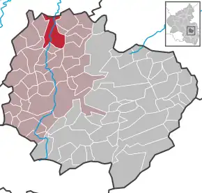 Poziția localității Alsenz