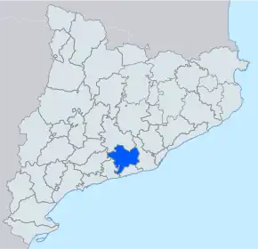 Poziția localității Alt Penedès