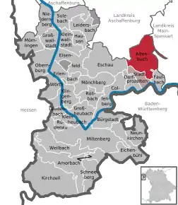 Poziția localității Altenbuch