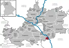 Poziția localității Altendorf