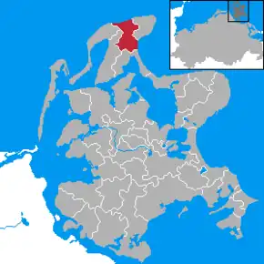 Poziția  Altenkirchen pe harta districtului Rügen