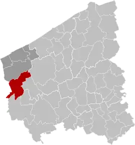 Alveringem în Provincia Flandra de Vest