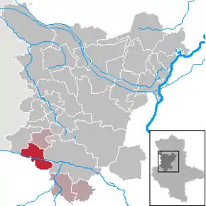 Poziția  Am Großen Bruch pe harta districtului Börde
