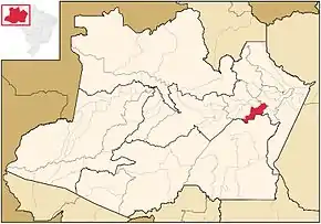 Poziția localității Autazes