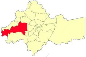 Poziția localității Wadi al-Seer